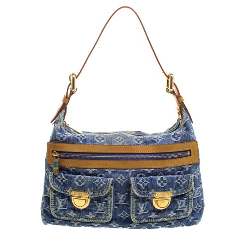 louis vuitton blue jean bag